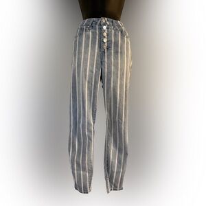 Guess Striped white/Blue Skinny Jeans for Women